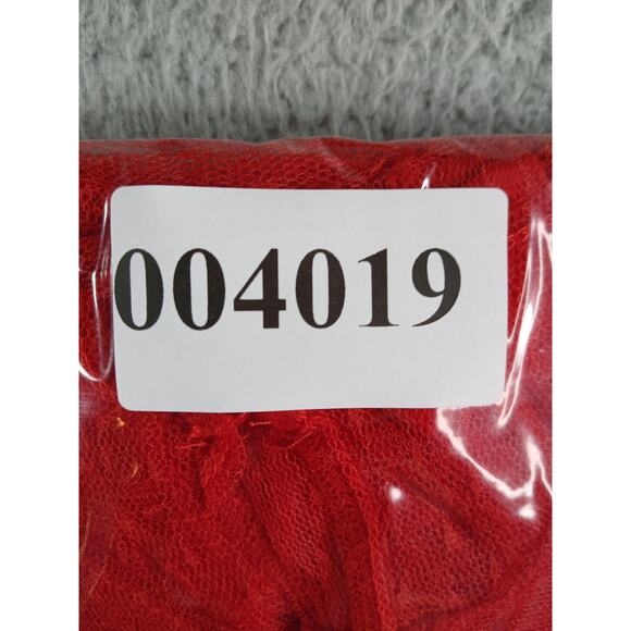 Beetlejuice Costume Girls XL 14 Red Kids Lydia Deetz Dress Long Sleeve Tier NWT - Picture 8 of 8